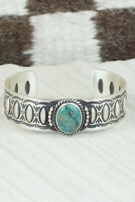 Turquoise & Sterling Silver Bracelet - Herman Smith