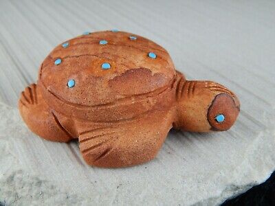 Turtle - Zuni Fetish - Louise Ponchuella - Zuni Turtle Carving - Native American - High Lonesome Trading