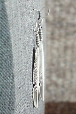 Sterling Silver Feather Earrings - Ben Begay
