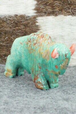 Buffalo Zuni Fetish Carving - Andres Quandelacy