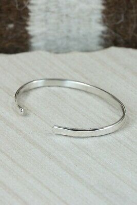 Navajo Sterling Silver Bracelet - Elaine Tahe