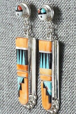 Multi Stone & Sterling Silver Earrings - Patty Edaakie