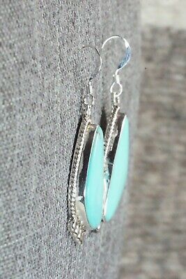 Turquoise and Sterling Silver Earrings - Sharon McCarthy