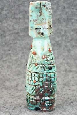 Corn Maiden Zuni Fetish Carving - Carl Etsate