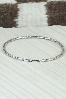 Sterling Silver Bangle - Elaine Tahe