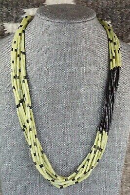 Shell, Jet & Sterling Silver Necklace - Ramona Bird