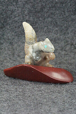 Squirrel Zuni Fetish Carving - Albert Eustace
