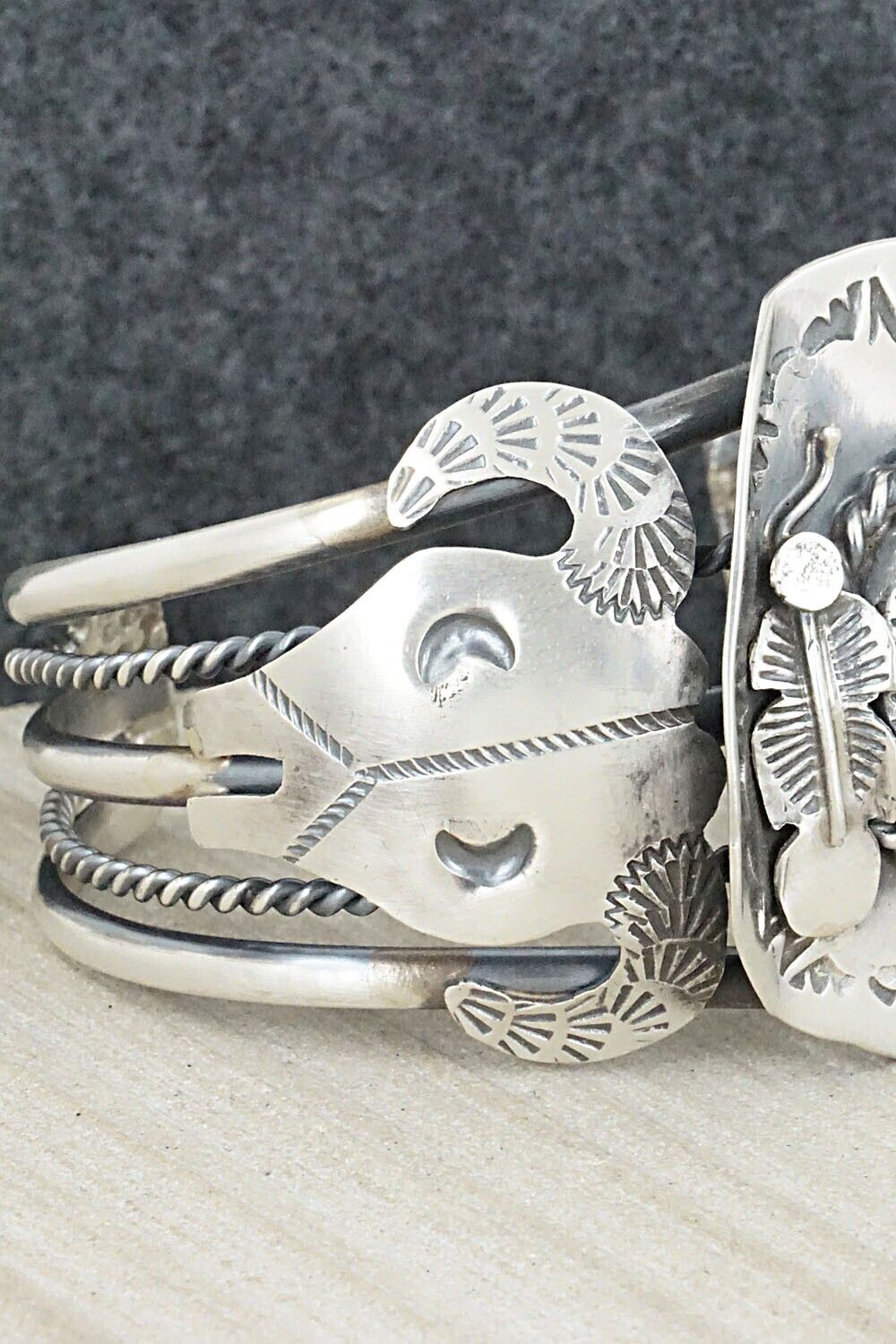 Turquoise & Sterling Silver Bracelet - Tim Yazzie