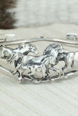Turquoise & Sterling Silver Bracelet - Bobby Platero