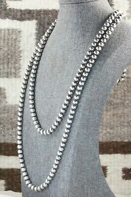 Sterling Silver Navajo Pearl Necklace - Jan Mariano