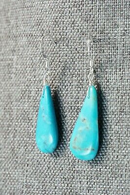 Navajo Turquoise & Sterling Silver Earrings - Native American