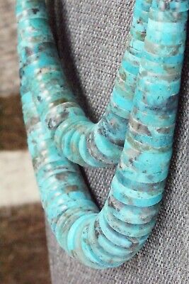 Turquoise & Sterling Silver Necklace - Lupe Lovato