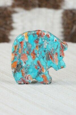 Bear Zuni Fetish Carving - Kevin Quam - High Lonesome Trading