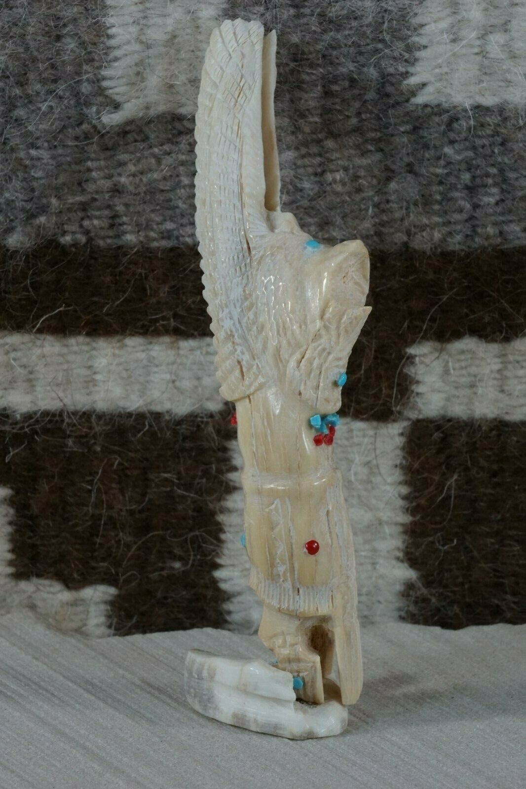 Eagle Dancer Fetish Carving - Marlon Lowsayatee - High Lonesome Trading