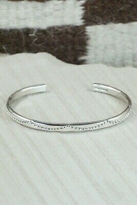 Navajo Sterling Silver Bracelet - Elaine Tahe