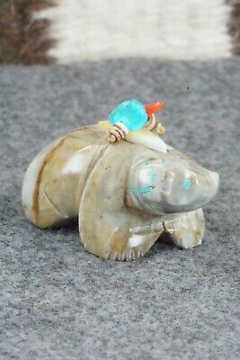 Badger Zuni Fetish Carving - Stewart Alanzo