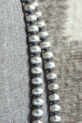 Sterling Silver Navajo Pearl Necklace - Jan Mariano