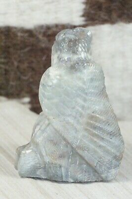 Owl Zuni Fetish Carving - Derrick Kaamasee