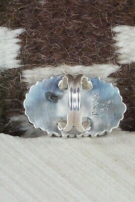 Coral and Sterling Silver Ring - Donovan Wilson - Size 7.5