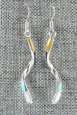 Multi Stone & Sterling Silver Earrings - Ira Johnson