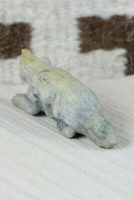 Wolf Zuni Fetish Carving - Herbert Him Jr - High Lonesome Trading