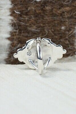 Navajo Turquoise and Sterling Silver Ring - Daniel Benally - Size 7