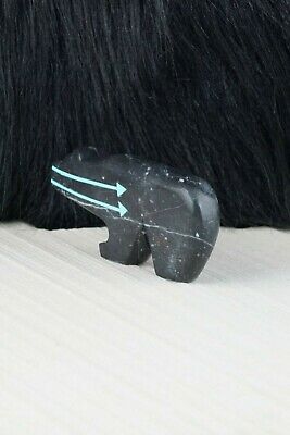 Bear Zuni Fetish - Bernard Laiwakete - Zuni Bear Carving - Native American - High Lonesome Trading