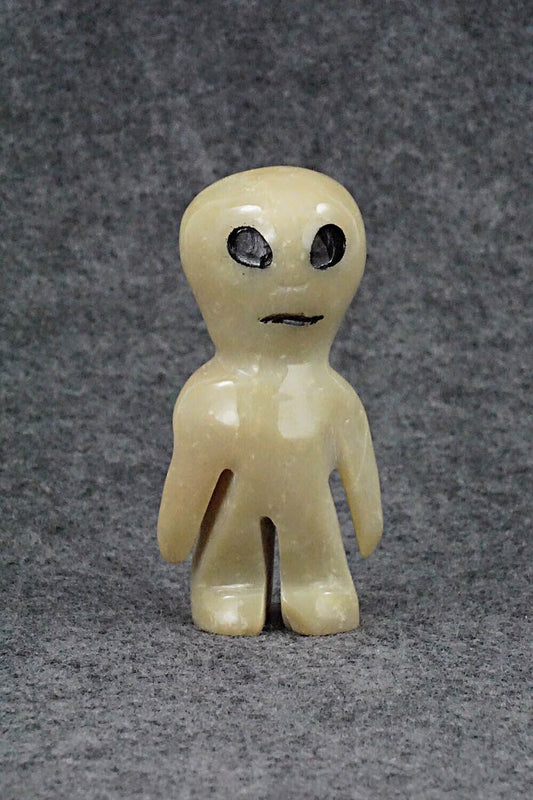Alien Zuni Fetish Carving - Daniel Chattin