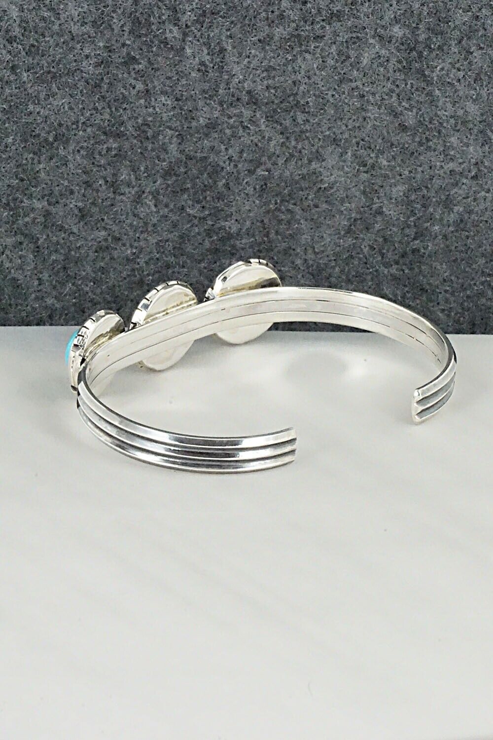 Turquoise & Sterling Silver Bracelet - Amos Begay