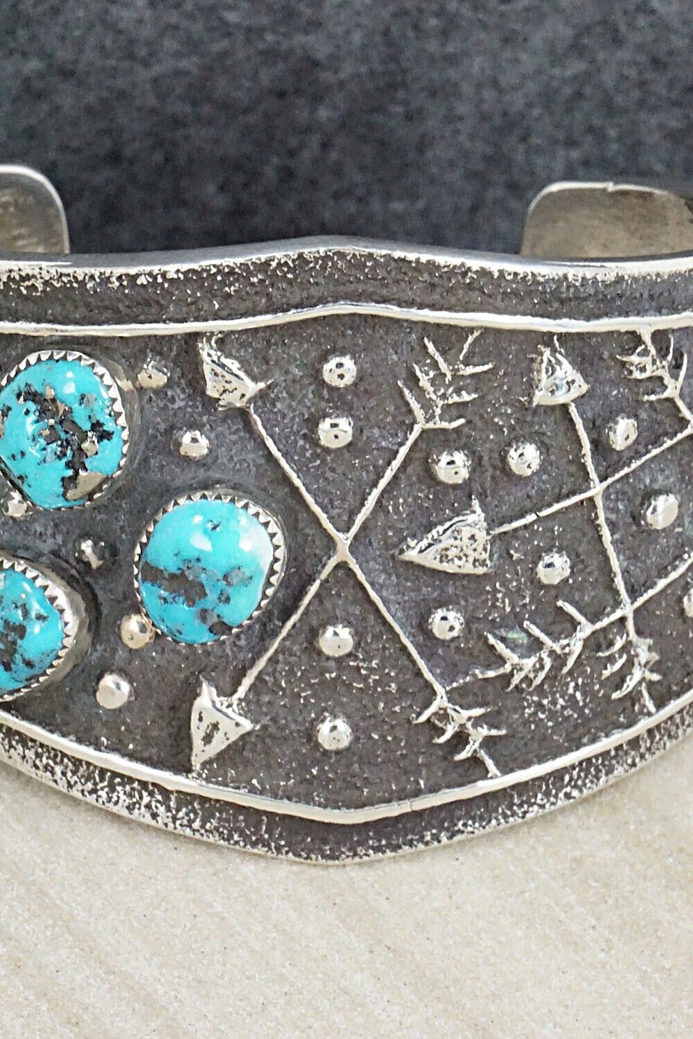 Turquoise & Sterling Silver Bracelet - Delbert Arviso