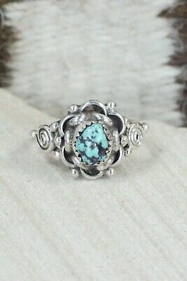 Turquoise & Sterling Silver Ring - Maritta Martinez - Size 9