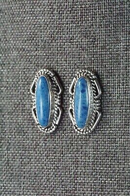 Navajo Turquoise & Sterling Silver Earrings - Jan Mariano