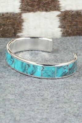 Turquoise & Sterling Silver Bracelet - Larry Loretto