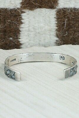 Navajo Turquoise & Sterling Silver Bracelet - Shawn Cayatineto