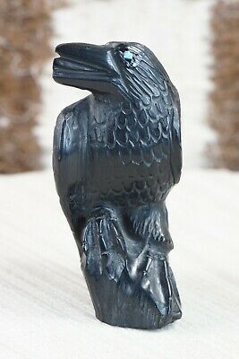 Crow Zuni Fetish Carving - Derrick Kaamasee