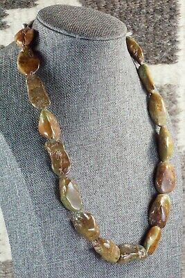 Turquoise & Sterling Silver Necklace - Navajo