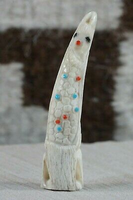 Corn Maiden Zuni Fetish Carving - Derrick Kaamasee - High Lonesome Trading