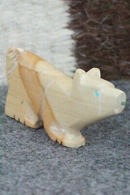Bear Zuni Fetish Carving - Georgia Quandelacy - High Lonesome Trading
