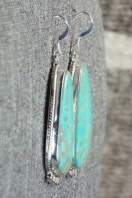 Turquoise & Sterling Silver Earrings - Sharon McCarthy