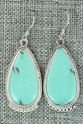 Turquoise & Sterling Silver Earrings - Sharon McCarthy