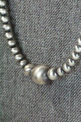 Sterling Silver Navajo Pearl Necklace - Jan Mariano