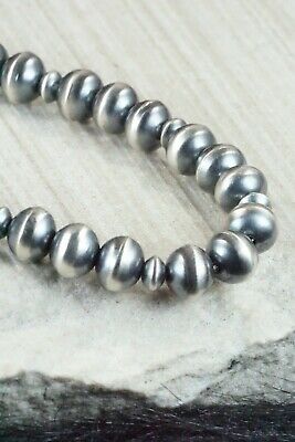 Sterling Silver Navajo Pearl Necklace - Preston Haley