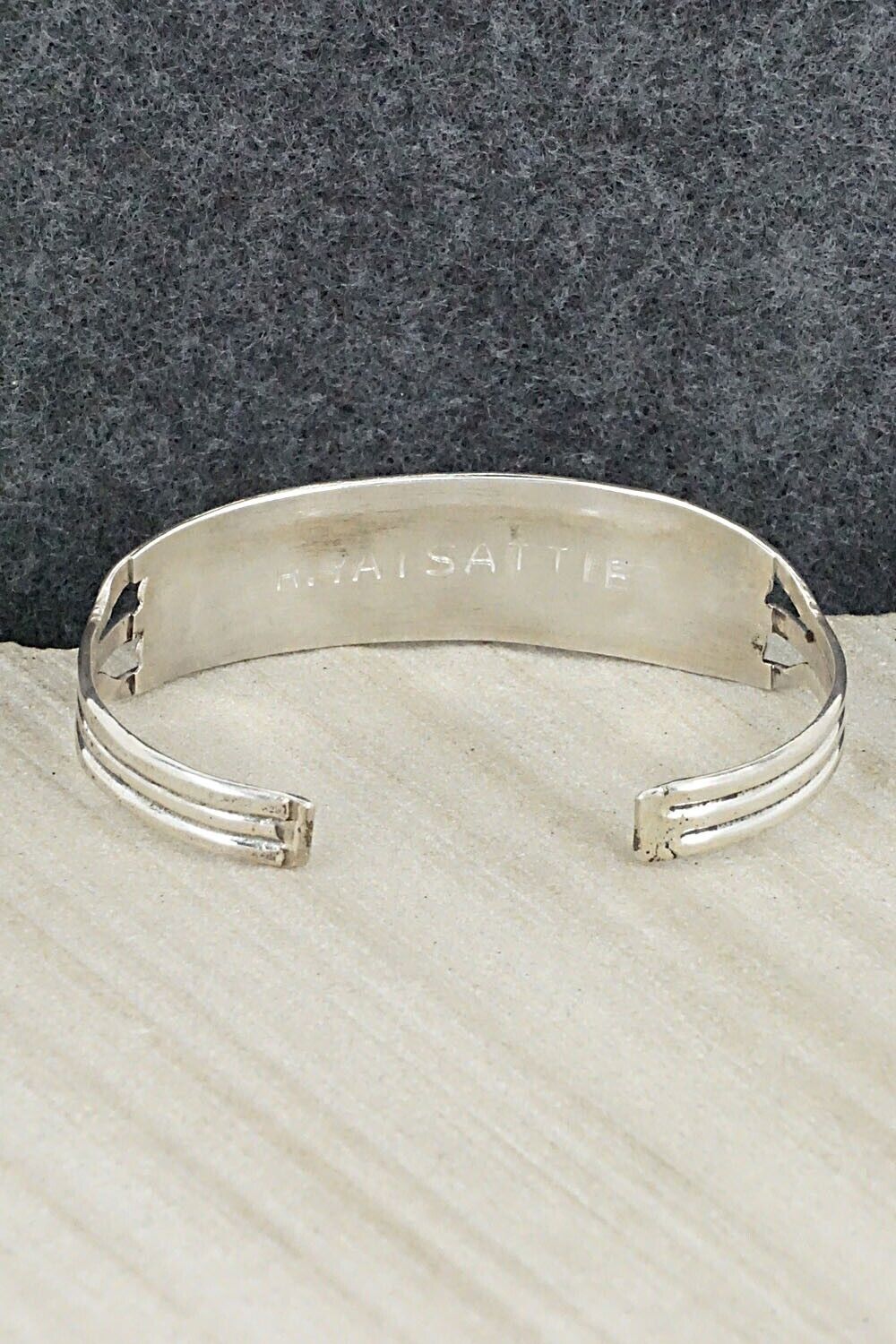 Turquoise & Sterling Silver Bracelet - Ronald Yatsattie