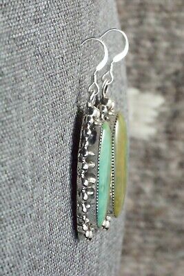 Turquoise & Sterling Silver Earrings - Sheena Jack