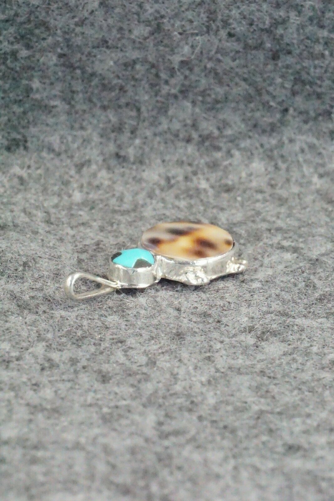 Turquoise & Sterling Silver Pendant - Kathryn Qualo