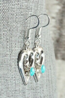 Turquoise & Sterling Silver Earrings - Isabell Kee