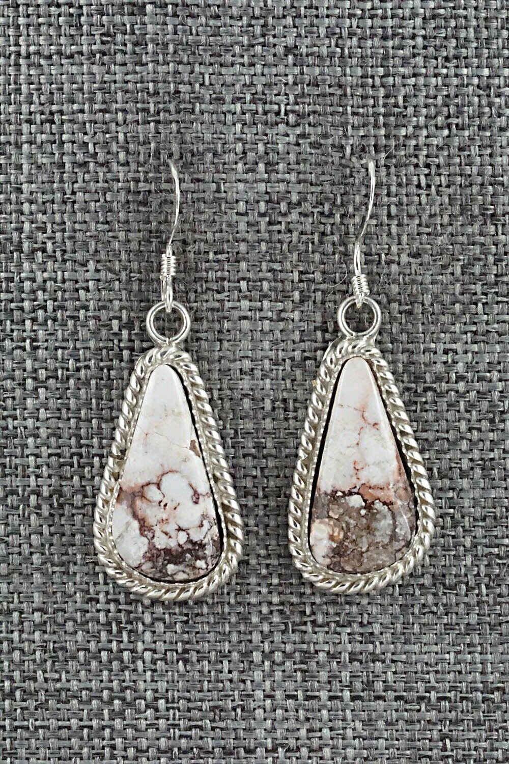 Wild Horse & Sterling Silver Earrings - Sheena Jack