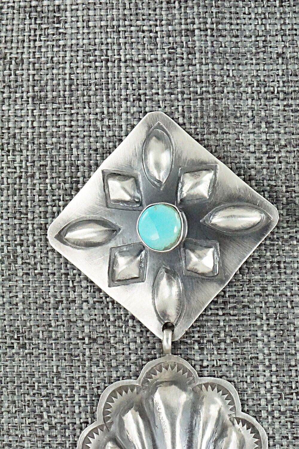 Turquoise & Sterling Silver Earrings - Rita Lee