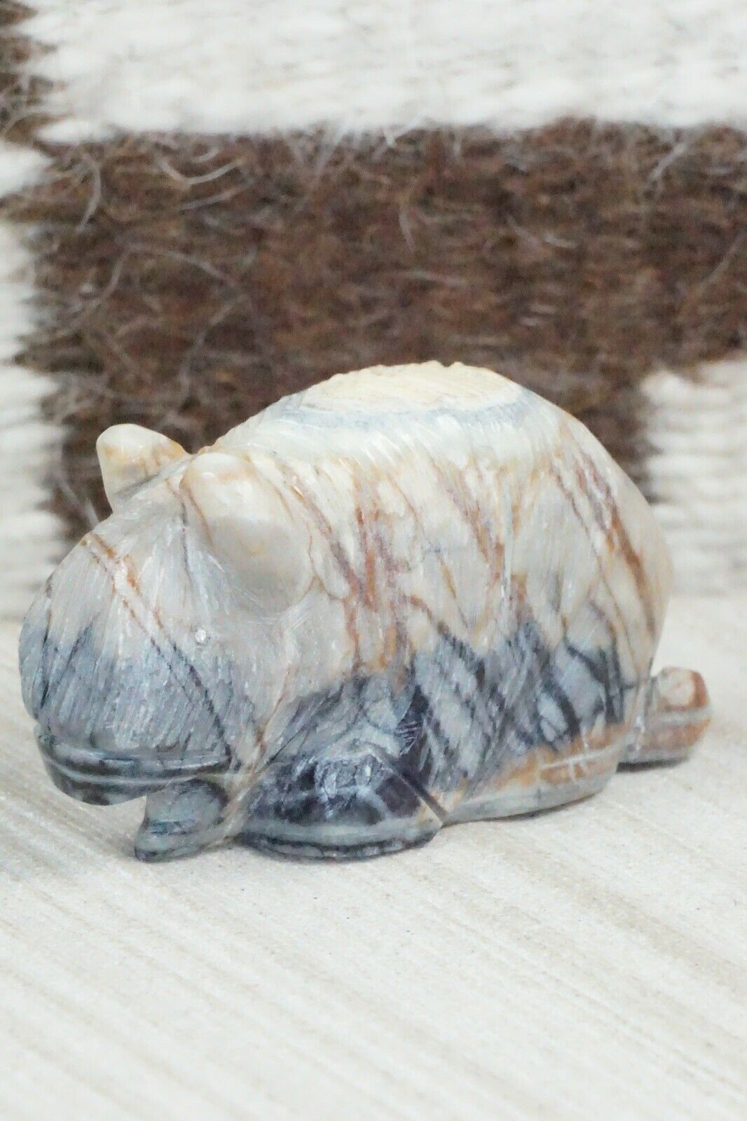 Buffalo Zuni Fetish Carving - Kenny Chavez