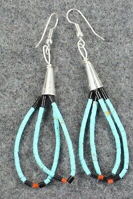 Multi Stone & Sterling Silver Earrings - Esquipula Tenorio